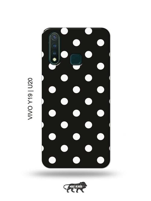 polka dots back cover compatible with vivo y19, vivo u20 - 18996662 - Very Small Image - 1