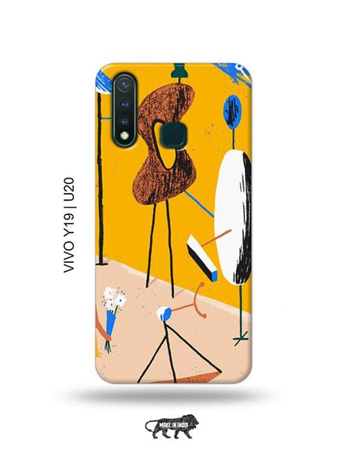 tribal art back cover compatible with vivo y19, vivo u20 - 18996677 - Very Small Image - 1