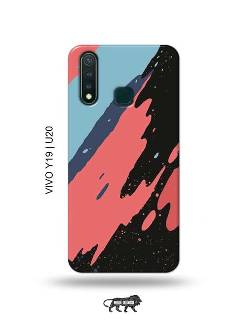 abstract colour back cover compatible with vivo y19, vivo u20 - 18996680 - Very Small Image - 1