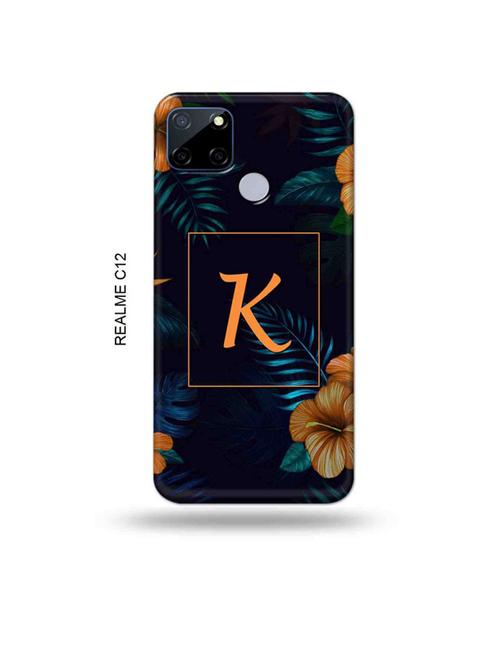 floral k back cover compatible with realme c12, c25, realme narzo 20, realme narzo 30a - 18997530 - Very Small Image - 1