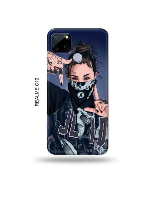 funky girl back cover compatible with realme c12, c25, realme narzo 20, realme narzo 30a - 18997551 - Very Small Image - 1