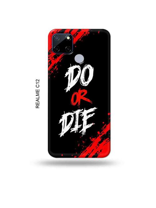 do or die back cover compatible with realme c12, c25, realme narzo 20, realme narzo 30a - 18997621 - Very Small Image - 1