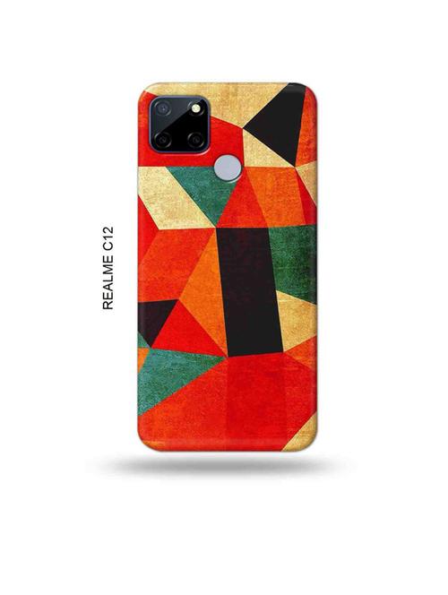 aztec back cover compatible with realme c12, c25, realme narzo 20, realme narzo 30a - 18997641 - Very Small Image - 1