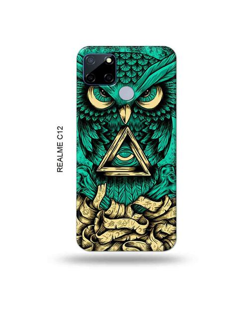 dark owl back cover compatible with realme c12, c25, realme narzo 20, realme narzo 30a - 18997672 - Very Small Image - 1
