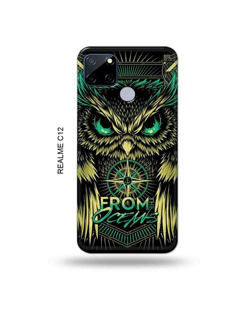 deadly owl back cover compatible with realme c12, c25, realme narzo 20, realme narzo 30a - 18997674 - Very Small Image - 1