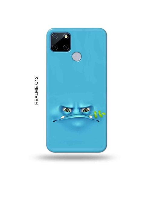 angry face back cover compatible with realme c12, c25, realme narzo 20, realme narzo 30a - 18997678 - Very Small Image - 1