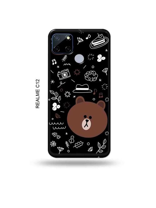 teddy back cover compatible with realme c12, c25, realme narzo 20, realme narzo 30a - 18997688 - Very Small Image - 1