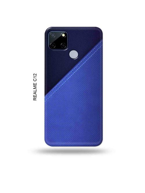 leather back cover compatible with realme c12, c25, realme narzo 20, realme narzo 30a - 18997726 - Very Small Image - 1