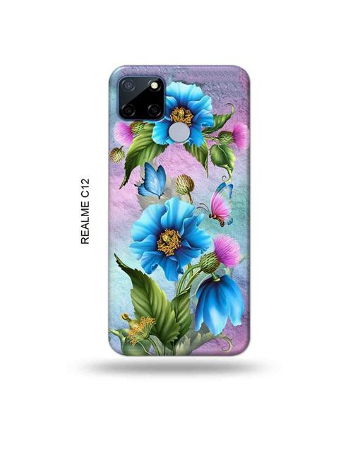 floral back cover compatible with realme c12, c25, realme narzo 20, realme narzo 30a - 18997754 - Very Small Image - 1