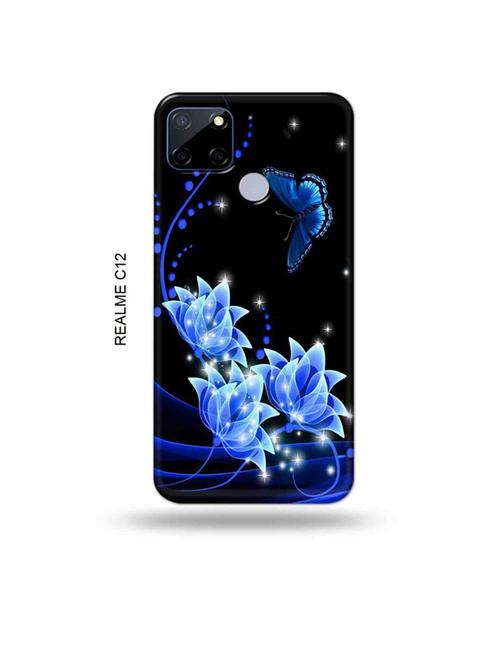 flowers back cover compatible with realme c12, c25, realme narzo 20, realme narzo 30a - 18997758 - Very Small Image - 1