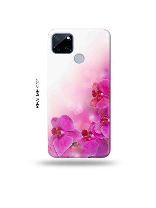 flowers back cover compatible with realme c12, c25, realme narzo 20, realme narzo 30a - 18997769 - Very Small Image - 1