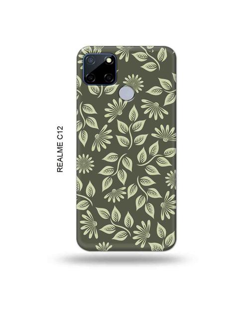 flowers back cover compatible with realme c12, c25, realme narzo 20, realme narzo 30a - 18997770 - Very Small Image - 1