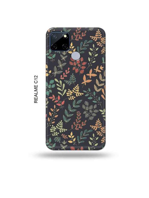 flowers back cover compatible with realme c12, c25, realme narzo 20, realme narzo 30a - 18997778 - Very Small Image - 1