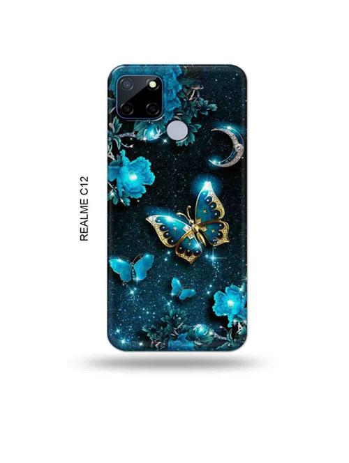 flowers back cover compatible with realme c12, c25, realme narzo 20, realme narzo 30a - 18997781 - Very Small Image - 1