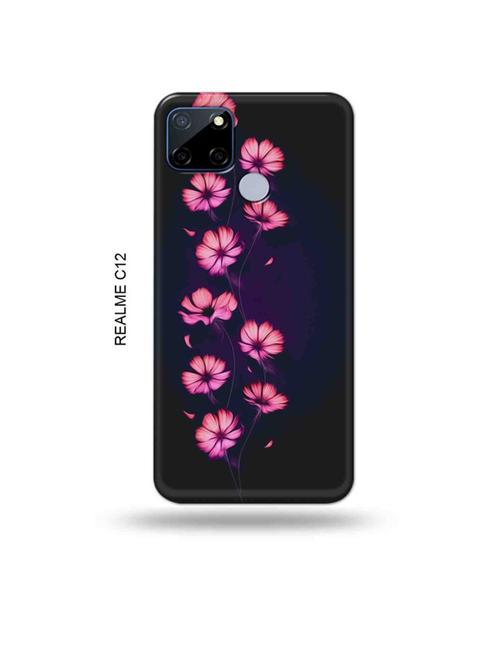 flowers back cover compatible with realme c12, c25, realme narzo 20, realme narzo 30a - 18997790 - Very Small Image - 1