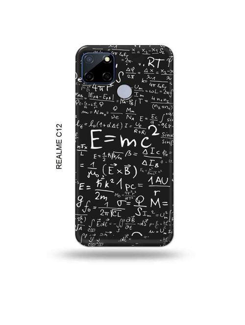 e=mc2 back cover compatible with realme c12, c25, realme narzo 20, realme narzo 30a - 18997802 - Very Small Image - 1
