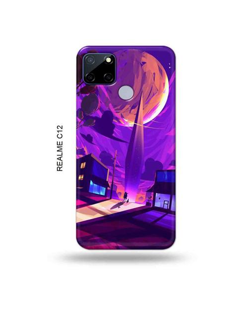 tweakymod designer printed hard case | moon nature back cover compatible with realme c12, c25, realme narzo 20, realme narzo 30a - 18997813 - Very Small Image - 1