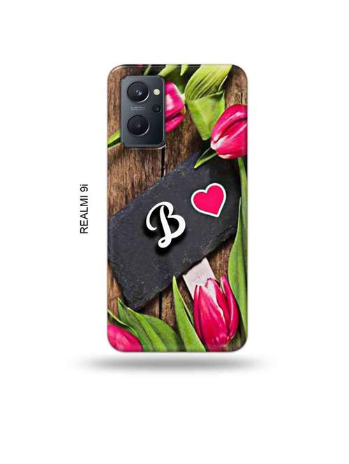 flower letter b back cover compatible with realme 9i - 18998833 - Very Small Image - 1
