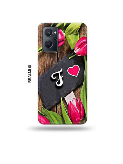 flower letter f back cover compatible with realme 9i - 18998837 - Very Small Image - 1