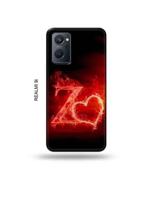 fire heart letter z back cover compatible with realme 9i - 18998885 - Very Small Image - 1