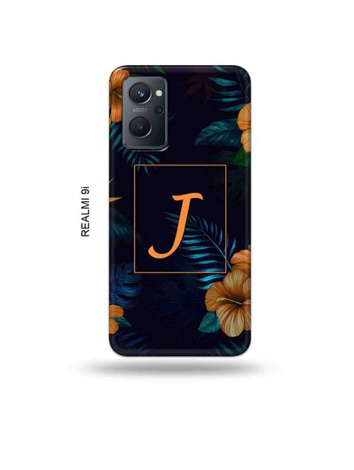 floral j back cover compatible with realme 9i - 18998895 - Very Small Image - 1
