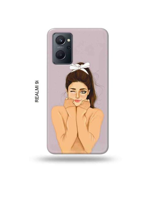 cozy girl back cover compatible with realme 9i - 18998941 - Very Small Image - 1