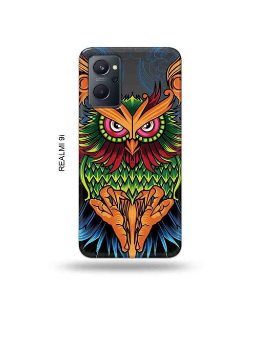 colourful owl back cover compatible with realme 9i - 18999123 - Very Small Image - 1