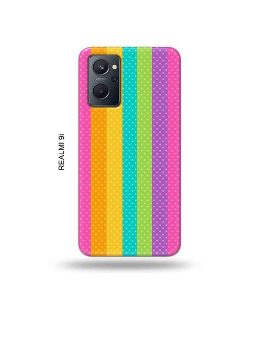 dotted rainbow back cover compatible with realme 9i - 18999139 - Very Small Image - 1