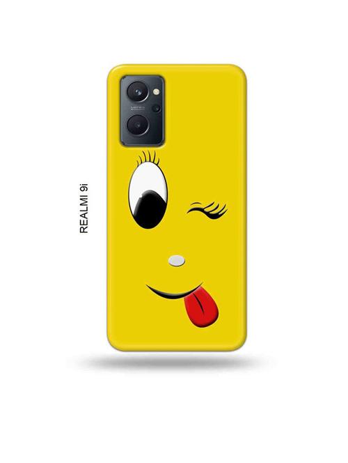 tweakymod designer printed hard case | wink emoji back cover compatible with realme 9i - 18999146 - Very Small Image - 1