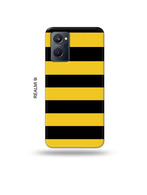 yellow strips back cover compatible with realme 9i - 18999160 - Very Small Image - 1