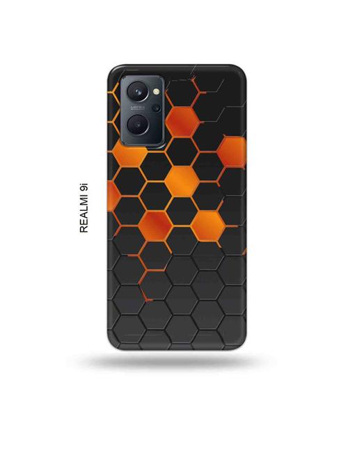 orange honey combs back cover compatible with realme 9i - 18999173 - Very Small Image - 1