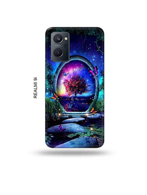 flowers back cover compatible with realme 9i - 18999258 - Very Small Image - 1