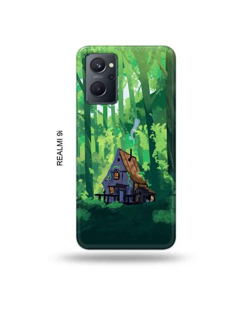 tweakymod designer printed hard case | forest house back cover compatible with realme 9i - 18999314 - Very Small Image - 1