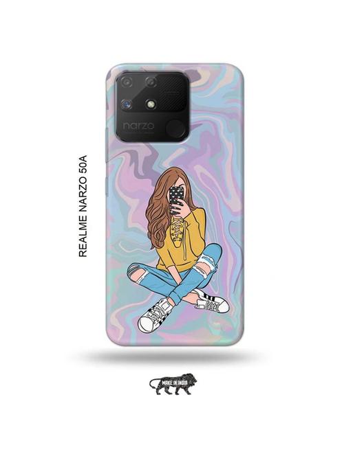 eiffel tower back cover compatible with realme narzo 50a - 18999421 - Very Small Image - 1
