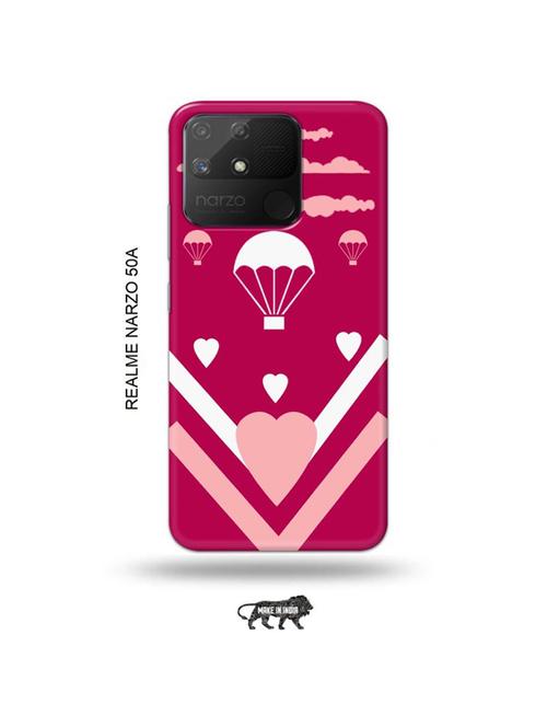 parachute love back cover compatible with realme narzo 50a - 18999434 - Very Small Image - 1