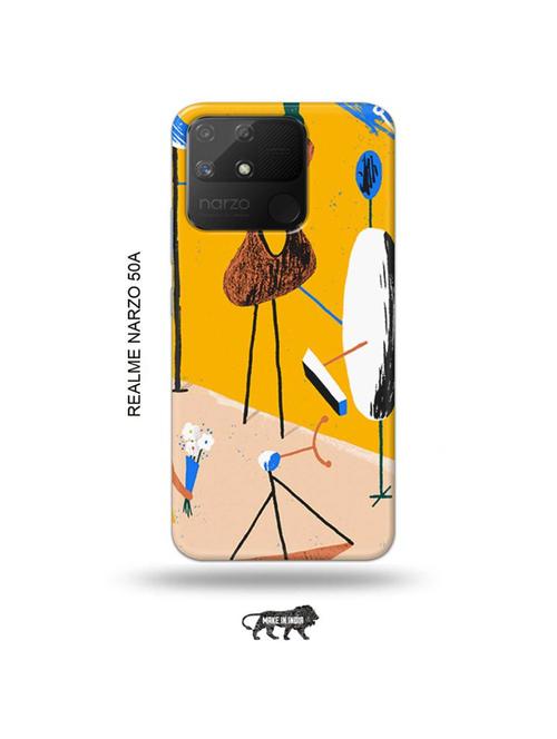 tweakymod designer printed hard case | tribal art back cover compatible with realme narzo 50a - 18999479 - Very Small Image - 1