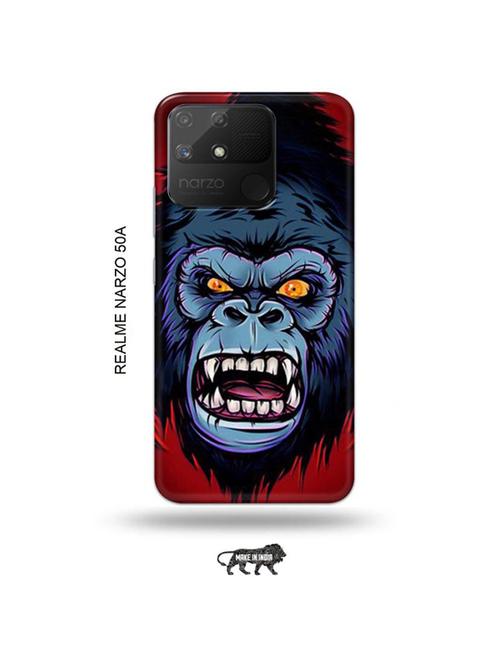 king ape back cover compatible with realme narzo 50a - 18999487 - Very Small Image - 1