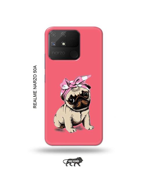 cute dog back cover compatible with realme narzo 50a - 18999511 - Very Small Image - 1