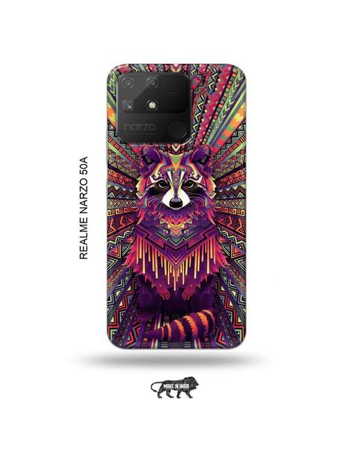 kalankari fox back cover compatible with realme narzo 50a - 18999514 - Very Small Image - 1