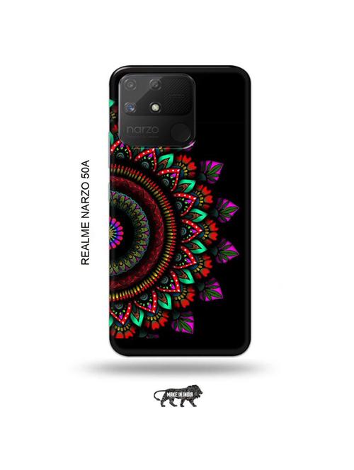 aztec cercle back cover compatible with realme narzo 50a - 18999570 - Very Small Image - 1
