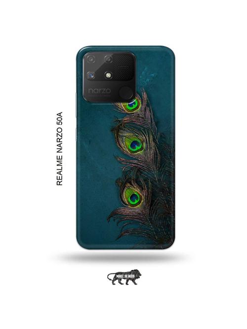 krishna feather back cover compatible with realme narzo 50a - 18999585 - Very Small Image - 1