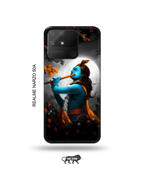 lord krishna back cover compatible with realme narzo 50a - 18999587 - Very Small Image - 1