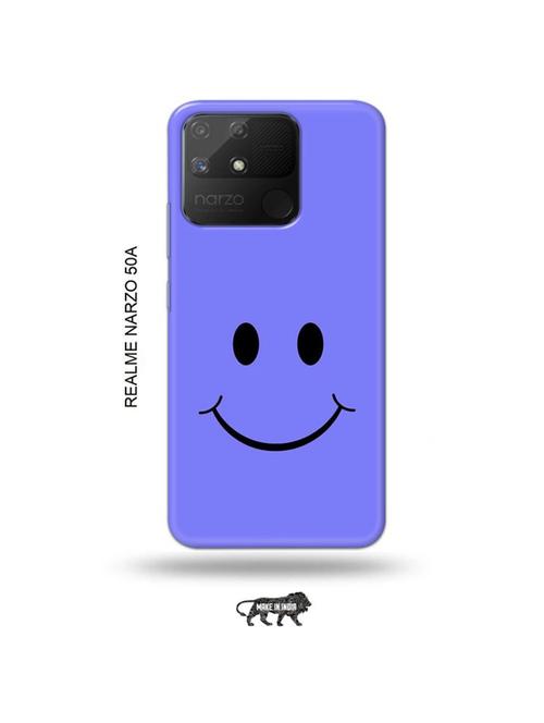 happy face back cover compatible with realme narzo 50a - 18999631 - Very Small Image - 1