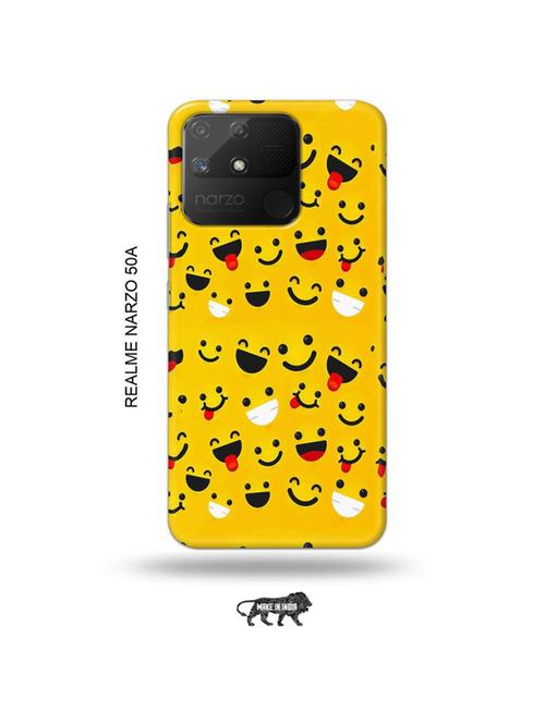 emojis back cover compatible with realme narzo 50a - 18999645 - Very Small Image - 1