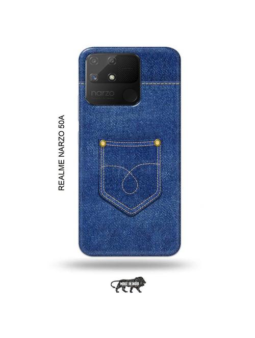 jean back cover compatible with realme narzo 50a - 18999657 - Very Small Image - 1