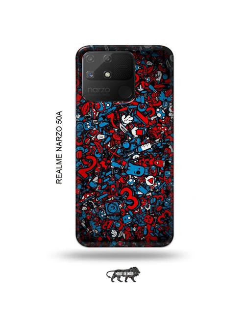 alien dope back cover compatible with realme narzo 50a - 18999787 - Very Small Image - 1