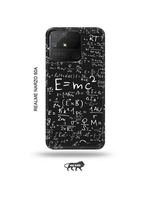 e=mc2 back cover compatible with realme narzo 50a - 18999794 - Very Small Image - 1
