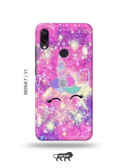 unicorn back cover compatible with redmi 7, redmi y3 - 19000927 - Very Small Image - 1