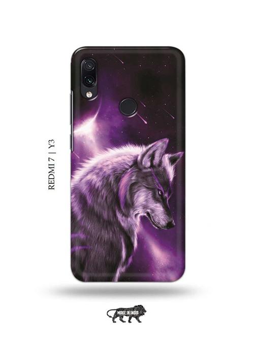 fox back cover compatible with redmi 7, redmi y3 - 19001020 - Very Small Image - 1