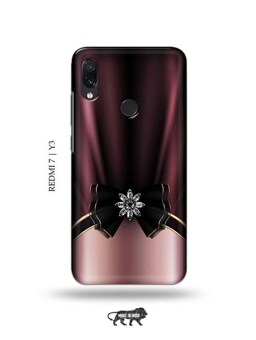 elegant design back cover compatible with redmi 7, redmi y3 - 19001196 - Very Small Image - 1